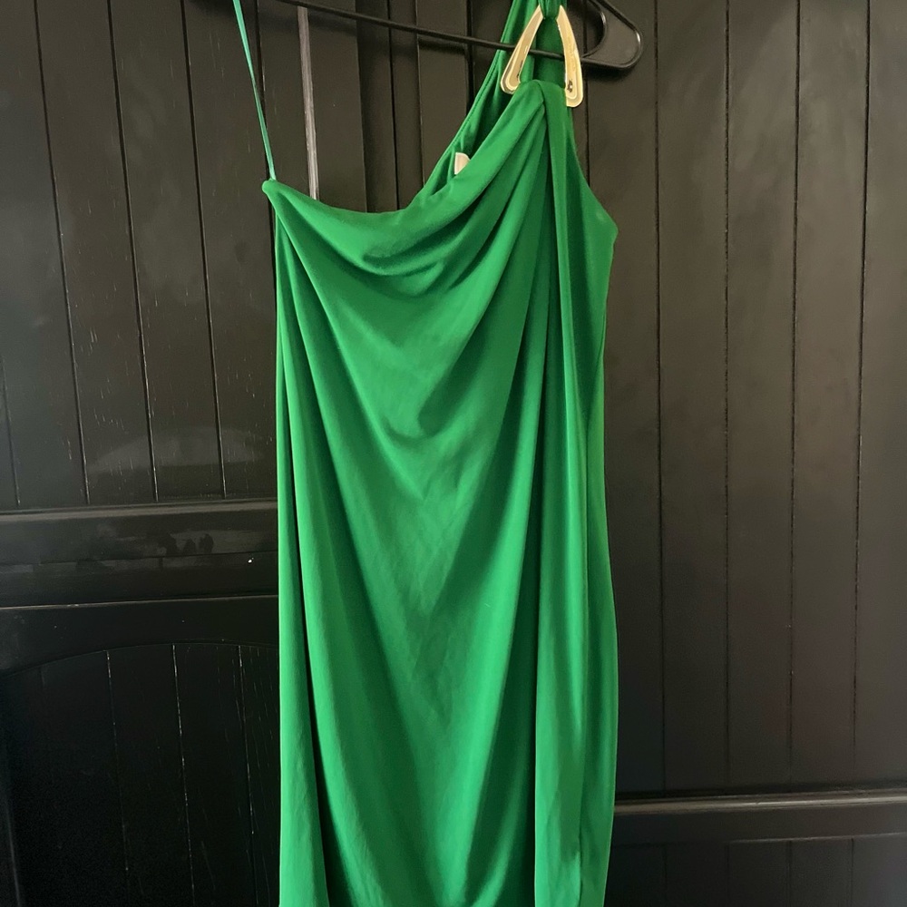 MICHAEL Michael Kors Strapless Emerald Dress
